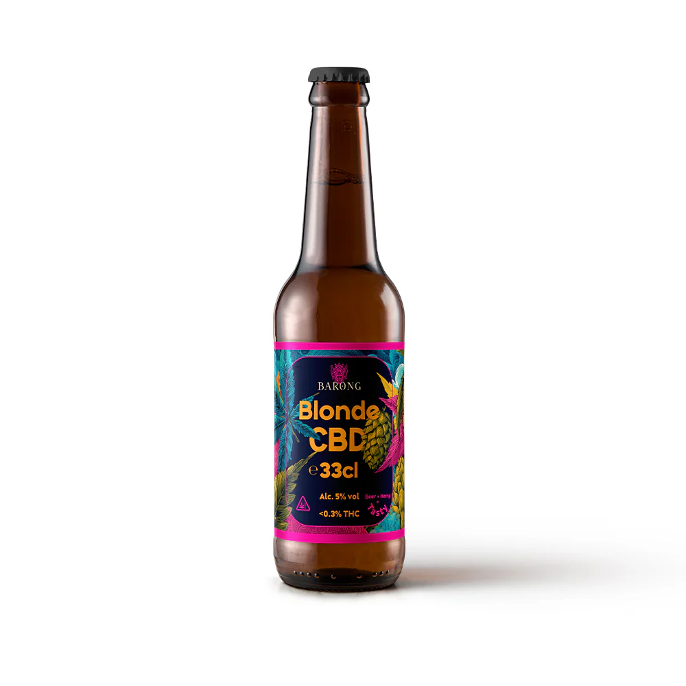 Bière Blonde CBD 33 cl - Barong × L’Éclat