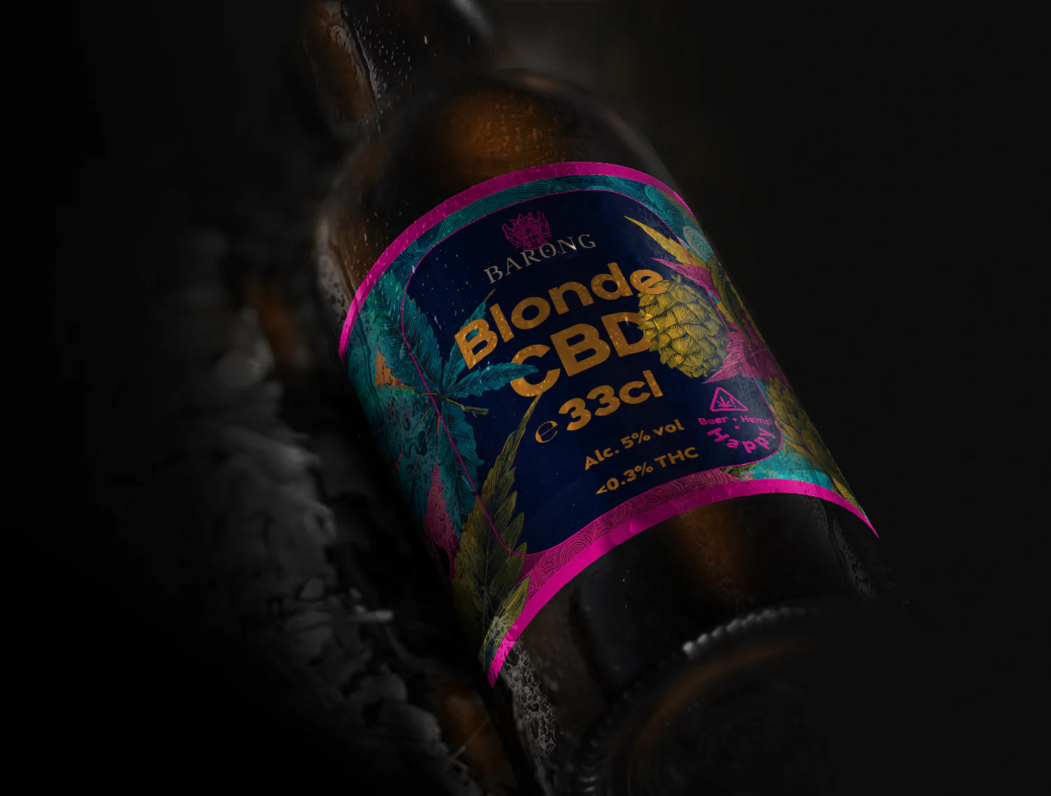Bière Blonde CBD 33 cl - Barong × L’Éclat - Image 2