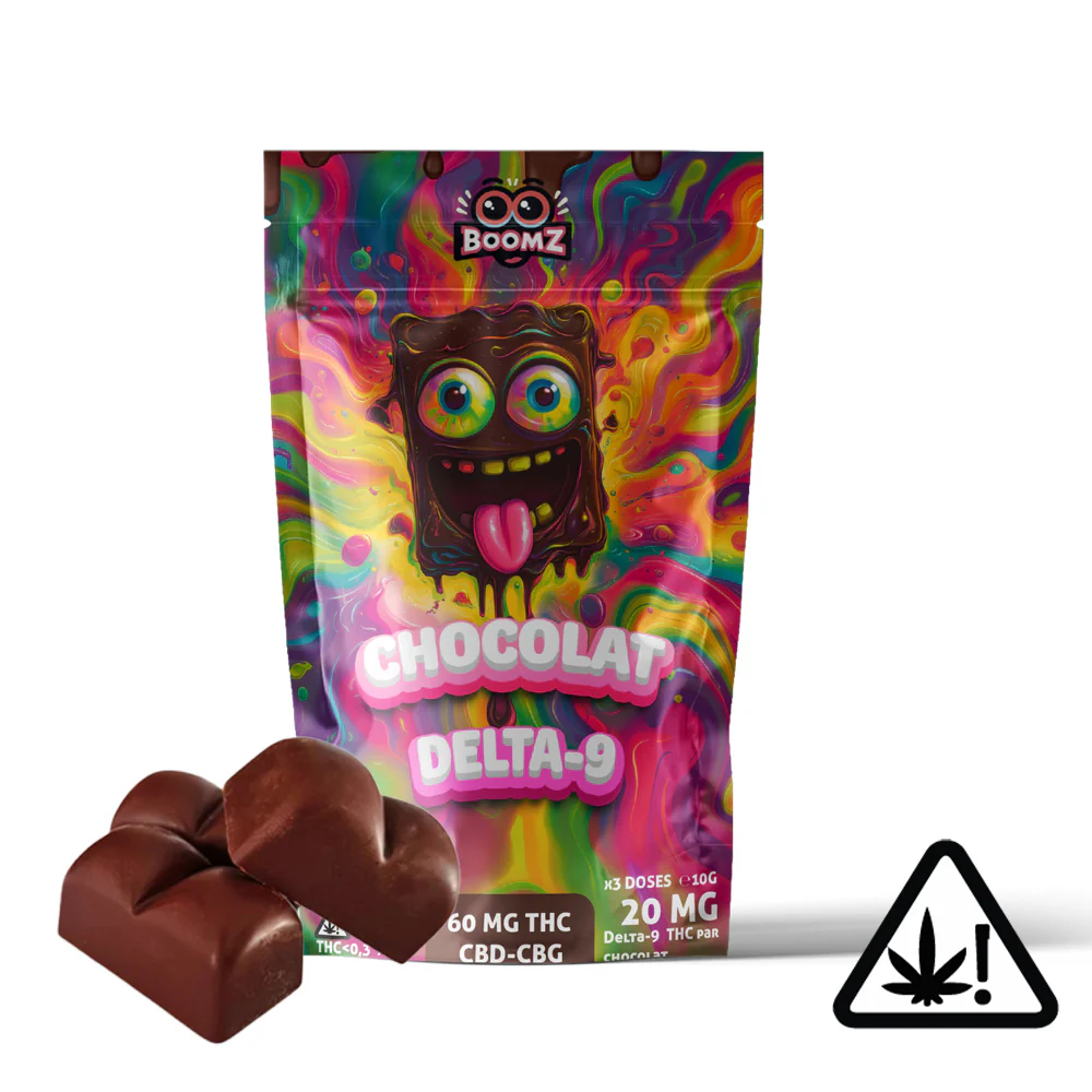 Chocolat Noir THC 60mg Boomz