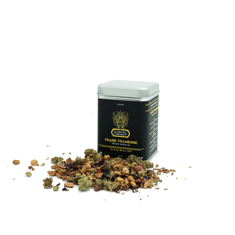 Infusion Cannabidiol - Fraise Framboise Bio CBD