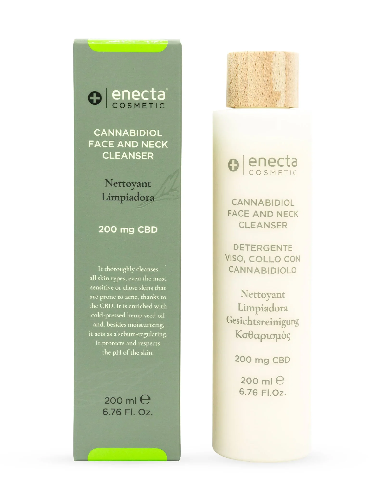 Lotion purifiante visage CBD - Enecta - Image 2