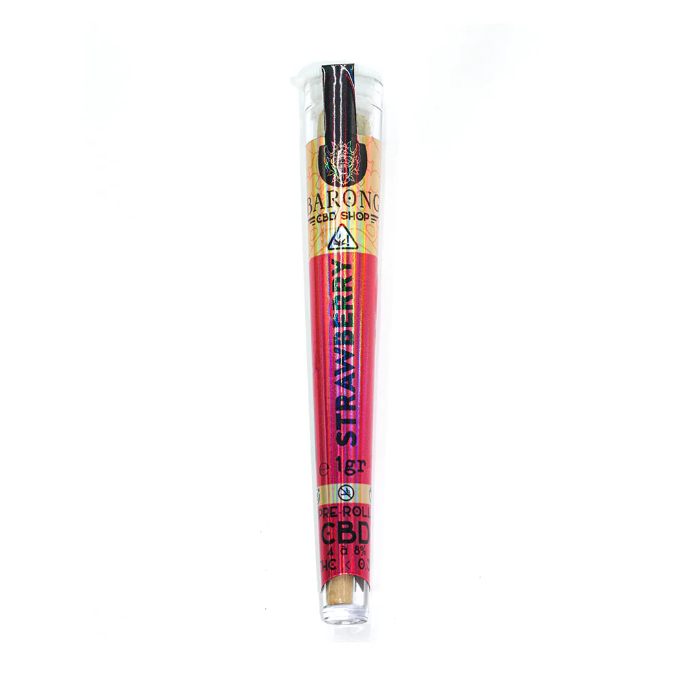 Pré-roll CBD roulé - STRAWBERRY