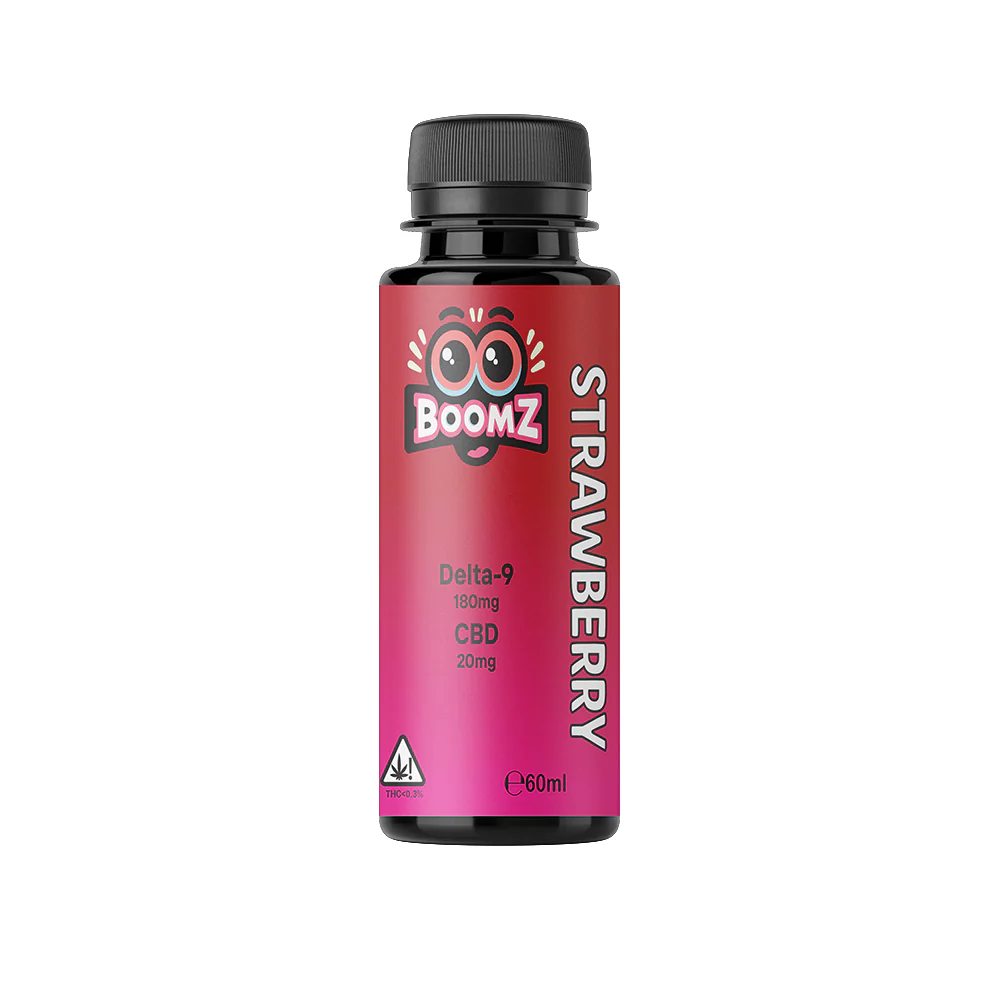 Sirop 200mg Delta-9 THC - CBD - Fraise - Image 2