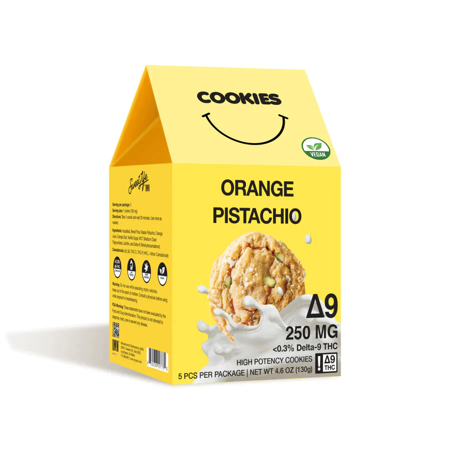 Cookies Delta 9 - Orange Pistachio 50mg - Image 2
